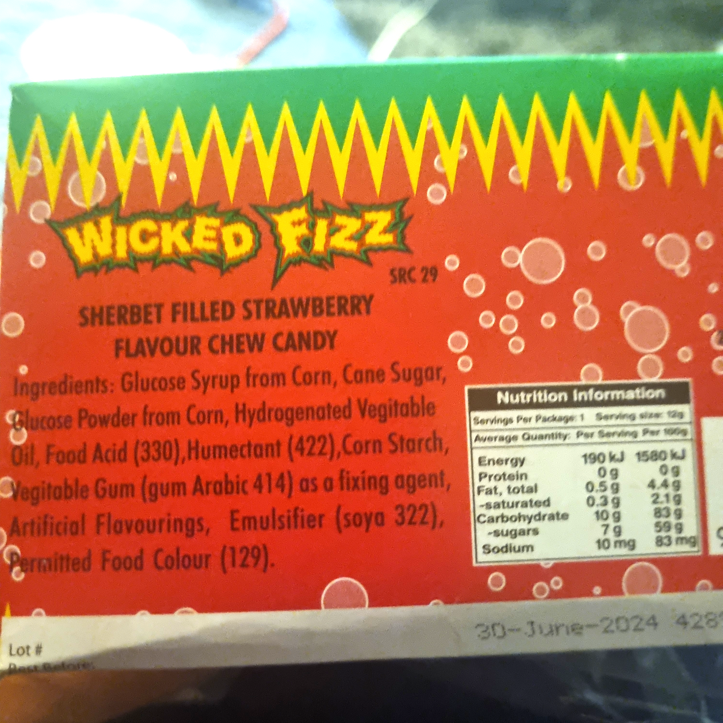 Wicked Fizz Berry chews